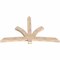 Ekena Millwork Davenport Smooth Timber Gable Bracket, Douglas Fir, 84"W x 53"H x 3 1/2"D x 5 1/2"F, 15/12 Pitch GBW084X53X0406DAV00SDF - alternate 3